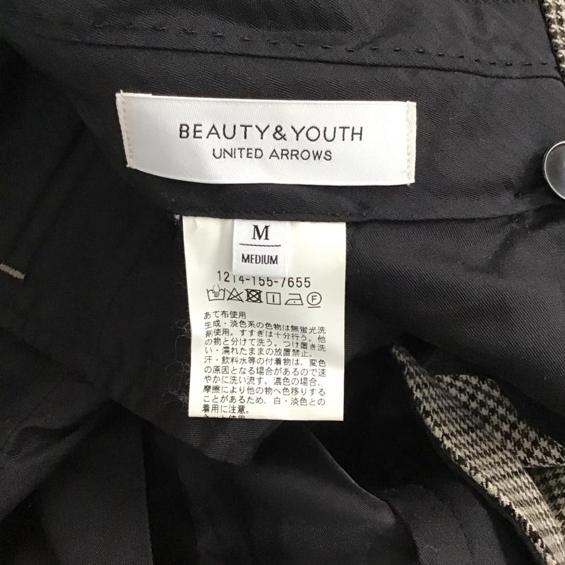 エイチビューティー&ユースユナイテッドアローズ H BEAUTY&YOUTH UNITED ARROWS パンツ スラックス スラックスパンツ ワイドパンツ センタータックパンツ チェックパンツ M チェック マルチカラー / マルチカラー / メンズ USED 古着 中古 10131402