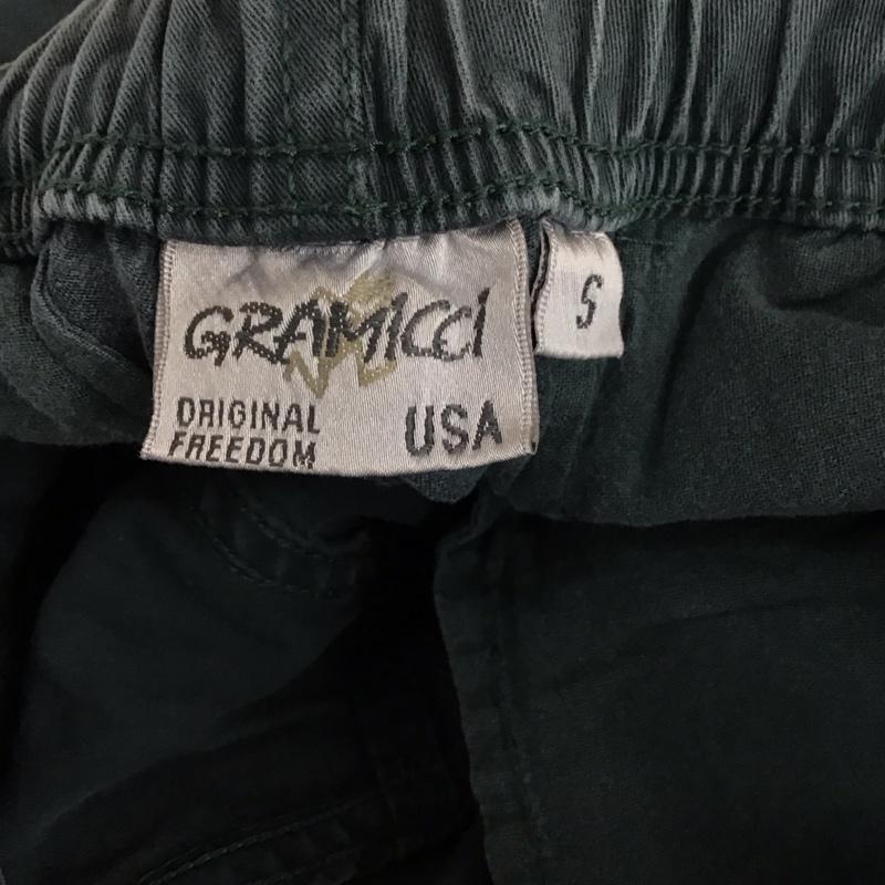 グラミチ GRAMICCI ボトムス ボトムス 0816-NOJ ニューナローパンツ NNパンツ クライミングパンツ S ロゴ、文字 青 / ブルー / メンズ USED 古着 中古 10119159