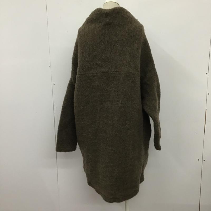 ニコアンド niko and... カーディガン 長袖 無地 茶 / ブラウン / レディース USED 古着 中古 10106118