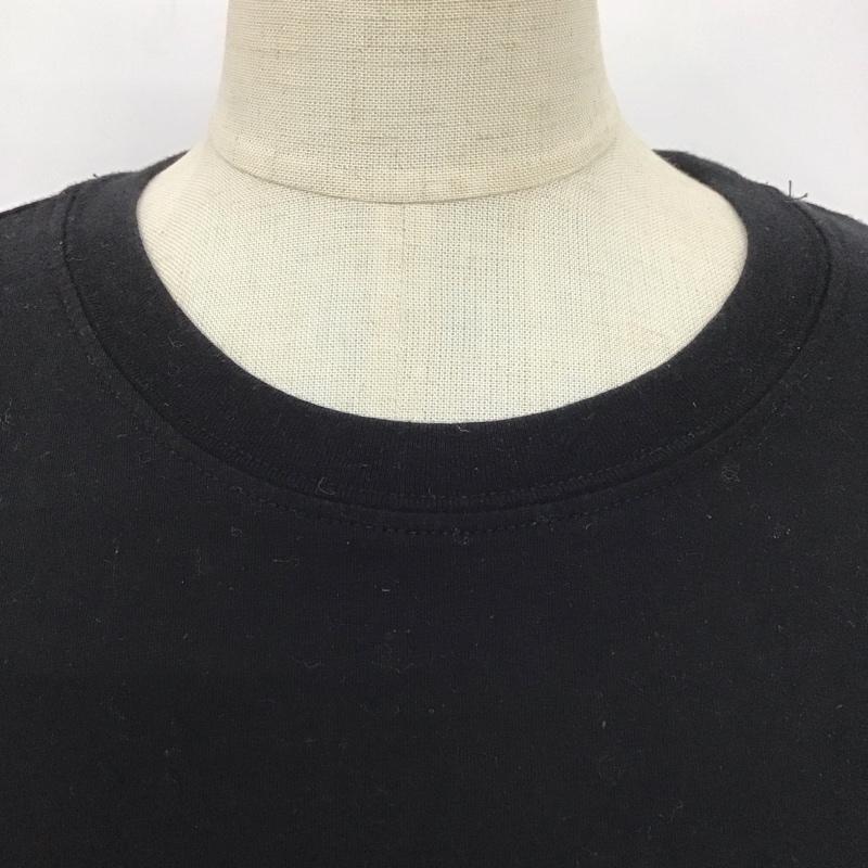 マウジー MOUSSY カットソー 長袖 長袖カットソー クルーネックカットソー ロングスリーブカットソー プリントTシャツ FREE プリント 黒 / ブラック / レディース USED 古着 中古 10109177