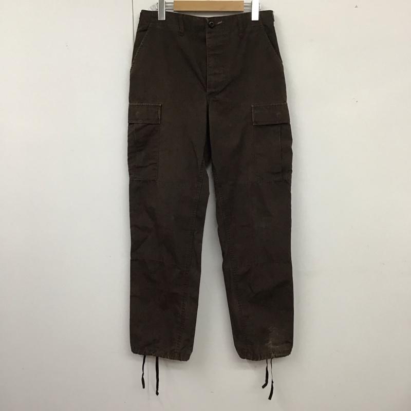 古着 USED パンツ ワークパンツ、ペインターパンツ ミリタリーパンツ カーゴパンツ S 無地 茶 / ブラウン /  メンズ USED 古着 中古 10124955