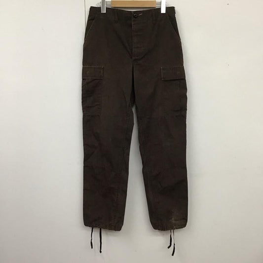 古着 USED パンツ ワークパンツ、ペインターパンツ ミリタリーパンツ カーゴパンツ S 無地 茶 / ブラウン /  メンズ USED 古着 中古 10124955
