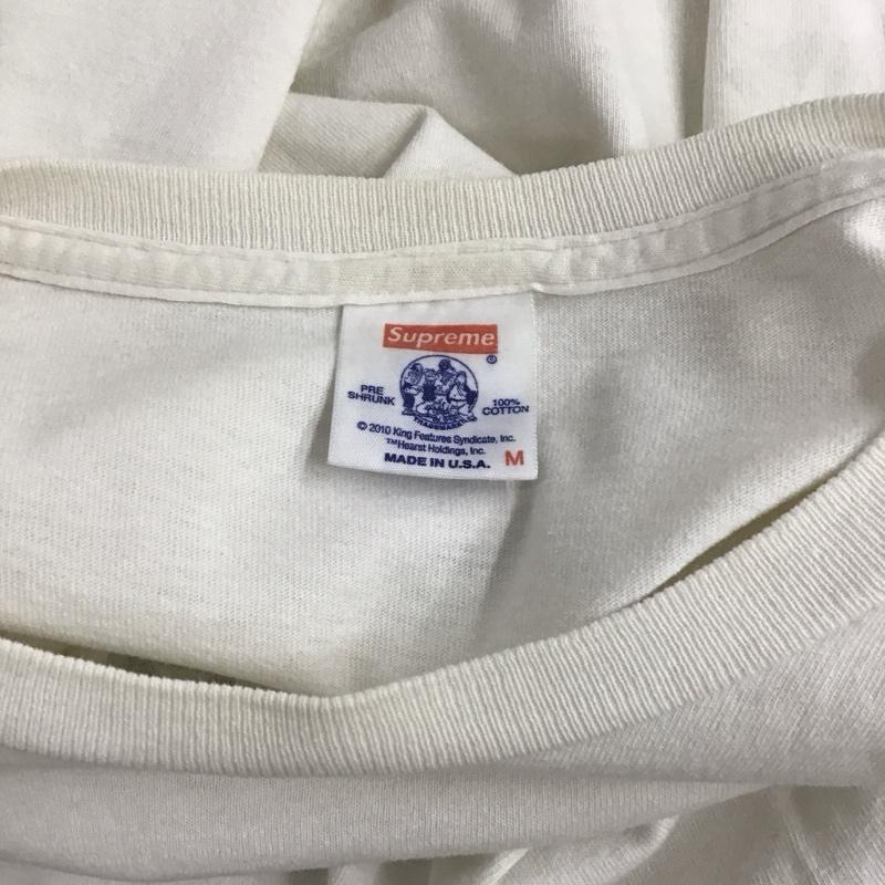 シュプリーム Supreme Tシャツ 半袖 10aw Popeyetee 半袖カットソー プリントTシャツ M プリント 白 / ホワイト / メンズ USED 古着 中古 10127830