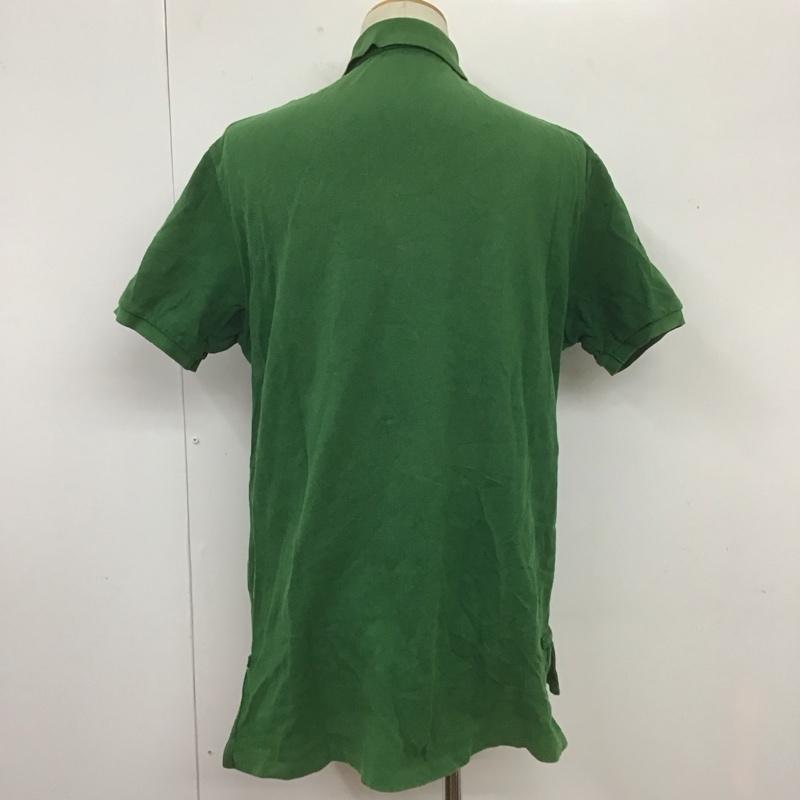 ポロバイラルフローレン Polo by RALPH LAUREN ポロシャツ 半袖 半袖ポロシャツ カラーシャツ カジュアルシャツ 半袖カットソー L ロゴ、文字 緑 / グリーン / メンズ USED 古着 中古 10106835