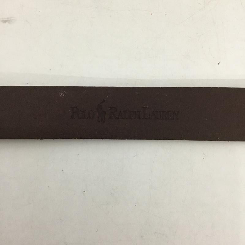 ポロラルフローレン POLO RALPH LAUREN ベルト・バックル ベルト レザー ワンポイント 茶 / ブラウン / メンズ USED 古着 中古 10131203