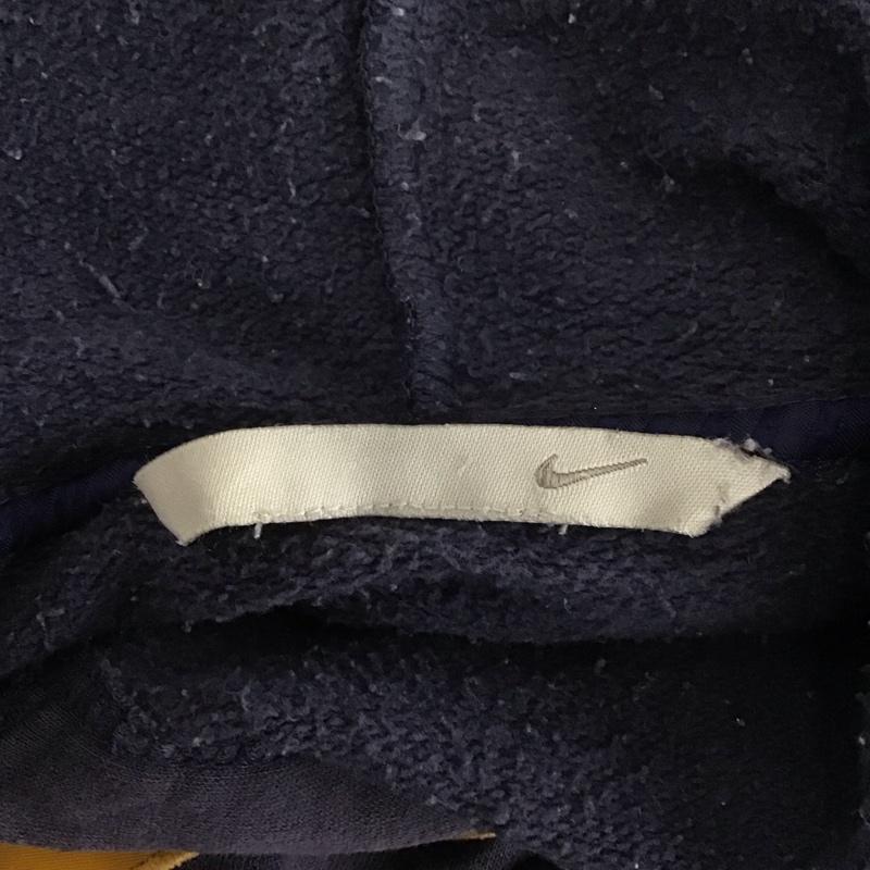 ナイキ NIKE パーカー 長袖 長袖パーカー フード付きパーカー プリントスウェット トレーナー ロゴ、文字 紺 / ネイビー / メンズ USED 古着 中古 10112815