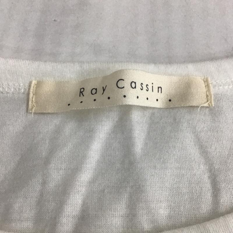 レイカズン Ray Cassin Tシャツ 半袖 FREE プリント 白 / ホワイト / レディース USED 古着 中古 10105767