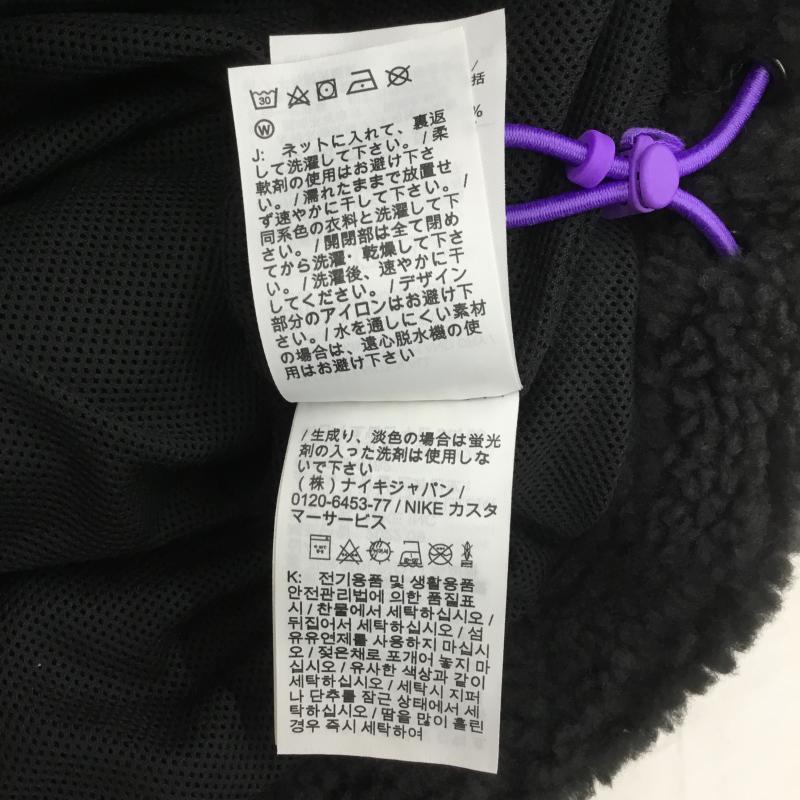 ナイキ NIKE ジャケット、上着 ジャケット、ブレザー HO220609SIV XL ロゴ、文字 黒 / ブラック / X 紫 / パープル / メンズ USED 古着 中古 10119977