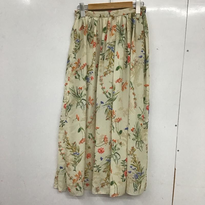 アーバンリサーチロッソ URBAN RESEARCH ROSSO スカート ひざ丈スカート RA94-25D002 カラーフラワープリントスカート 38 総柄 X 花柄 マルチカラー / マルチカラー / レディース USED 古着 中古 10136603