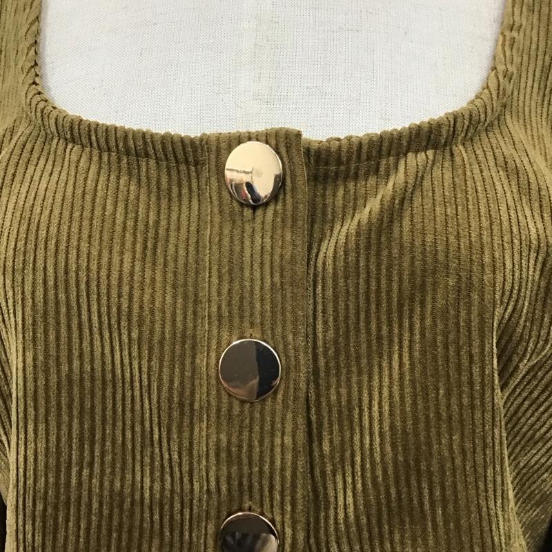 ザラ ZARA ジャケット、上着 ジャケット、ブレザー 7969 246 751 ショート丈 コーデュロイ トップス L 無地 キャメル / キャメル / レディース USED 古着 中古 10109690