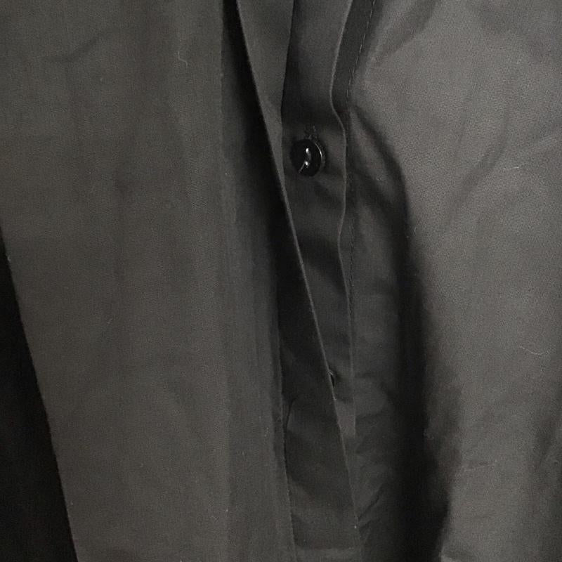 ザラ ZARA ワンピース ロングスカート 3666 154 800 ノースリーブ シャツワンピース XL 無地 黒 / ブラック / レディース USED 古着 中古 10138641