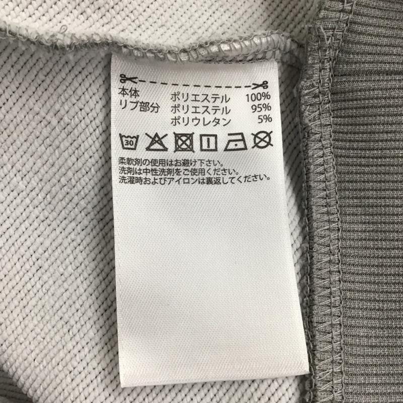 アディダス adidas パーカー 長袖 BR0998 スウェット プルオーバー フーディー ロゴ、文字 灰 / グレー / メンズ USED 古着 中古 10123278