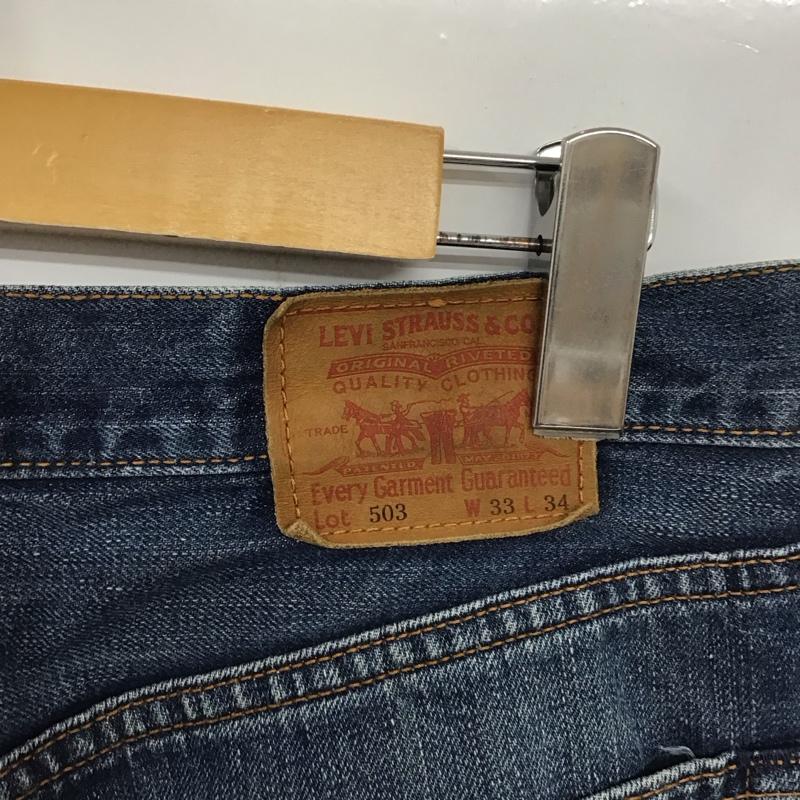 リーバイストラウスアンドコー Levi Strauss & co. パンツ デニム、ジーンズ デニムパンツ ワイドパンツ カジュアルパンツ 33インチ 無地 インディゴ / インディゴ / メンズ USED 古着 中古 10137113