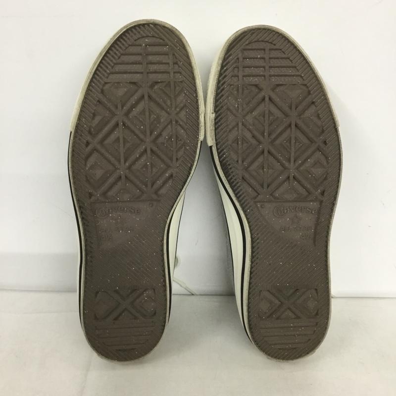 コンバース CONVERSE スニーカー スニーカー 1SD533 ALL STAR R GLITTER グリッター 23.5cm 23.5cm ロゴ、文字 銀 / シルバー / レディース USED 古着 中古 10131811