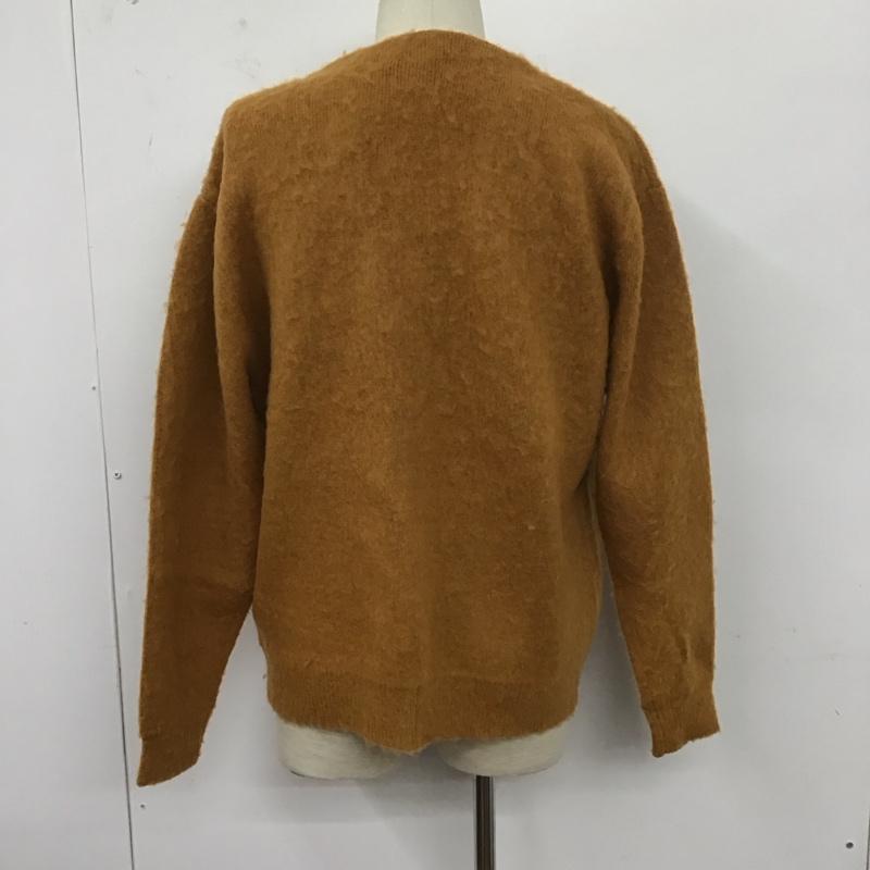 ビームス BEAMS カーディガン 長袖 長袖カーディガン 前ボタン ニットカーディガン M 無地 ベージュ / ベージュ / メンズ USED 古着 中古 10127331