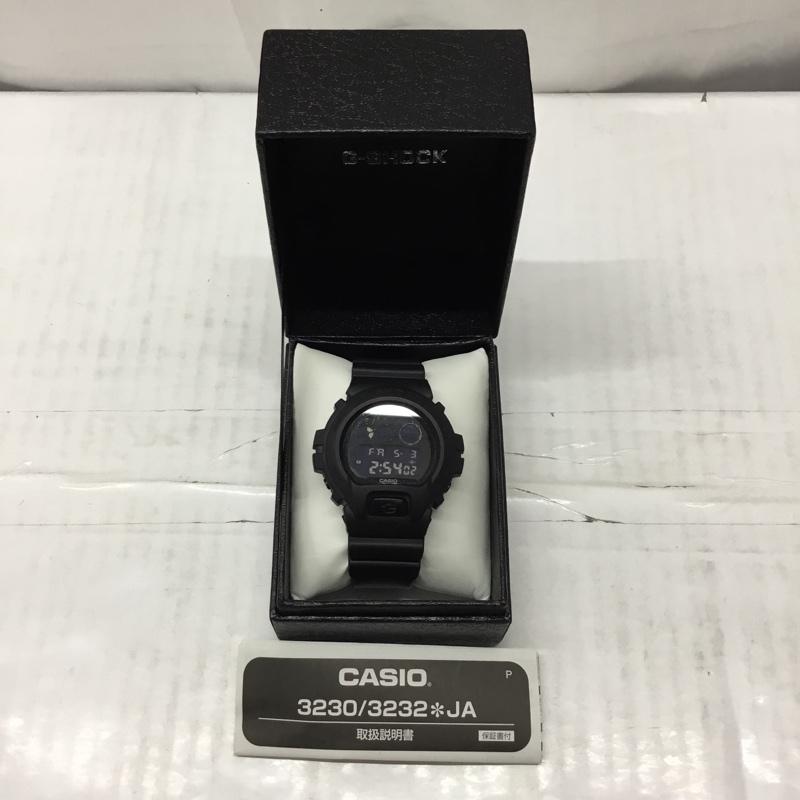 ジーショック G-SHOCK 腕時計 デジタル DW-6900BB オールブラック 箱有 ロゴ、文字 黒 / ブラック / メンズ USED 古着 中古 10110541