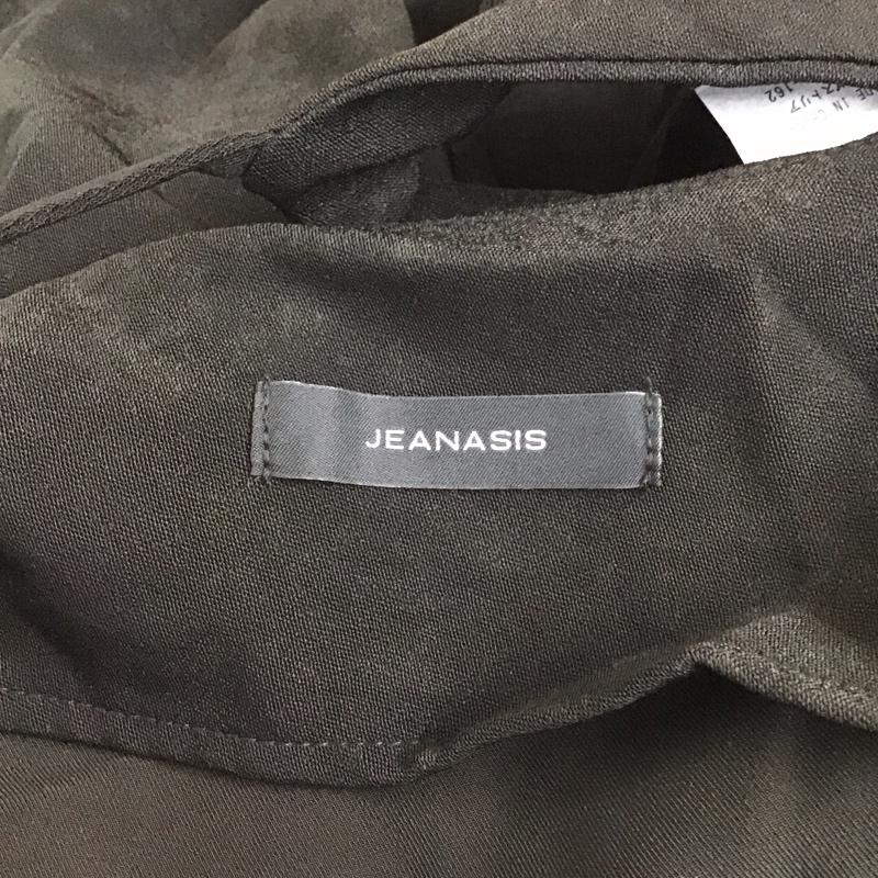 ジーナシス JEANASIS サロペット・オーバーオール サロペット、オーバーオール フロントジップキャミサロペ FREE 無地 黒 / ブラック / レディース USED 古着 中古 10128459