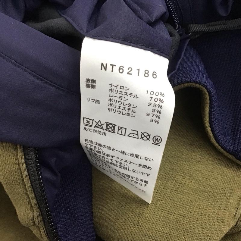 ザノースフェイス THE NORTH FACE ジャケット、上着 ジャンパー、ブルゾン NT62186 リバーシブルテックエアーフーディ ジップアップパーカー L ロゴ、文字 カーキ / カーキ / X 紺 / ネイビー / メンズ USED 古着 中古 10112484