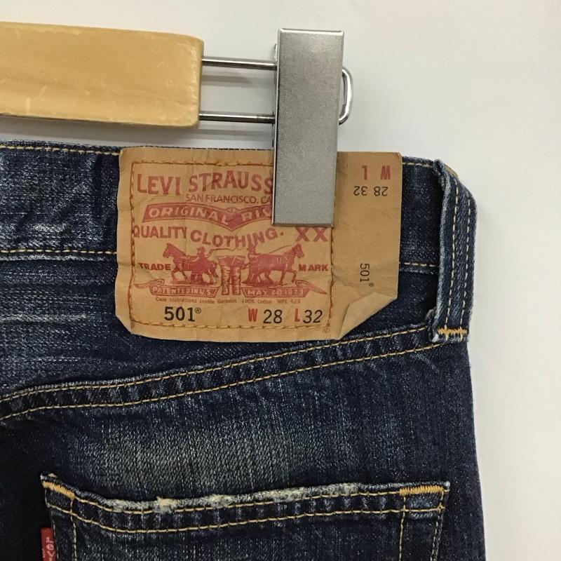 リーバイス Levi s パンツ デニム、ジーンズ 08501-0233 28インチ 無地 インディゴ / インディゴ / メンズ USED 古着 中古 10131448