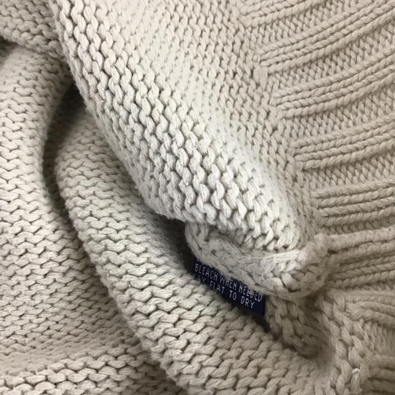 ポロバイラルフローレン Polo by RALPH LAUREN ベスト ベスト ニットベスト ノースリーブカットソー プルオーバー L ロゴ、文字 ベージュ / ベージュ / メンズ USED 古着 中古 10133691