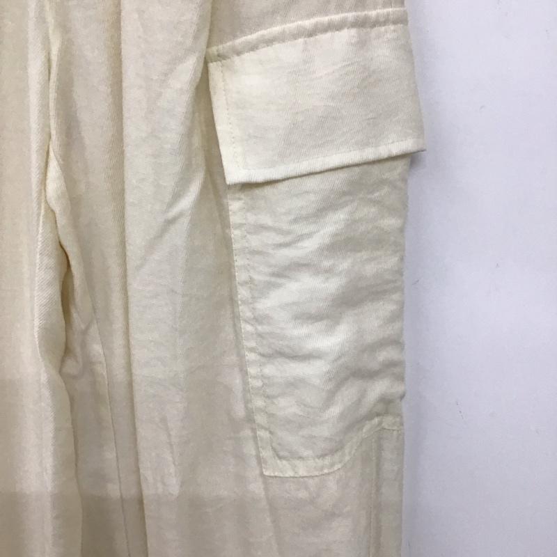 ローリーズファーム LOWRYS FARM パンツ ワークパンツ、ペインターパンツ FREE 無地 白 / ホワイト / レディース USED 古着 中古 10138128