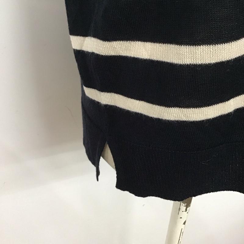 ザラ ZARA ニット、セーター 長袖 ボーダー S ボーダー柄 マルチカラー / マルチカラー /  レディース USED 古着 中古 10114141
