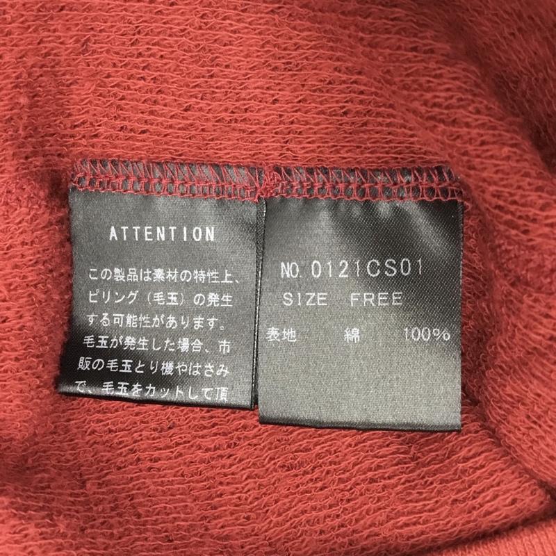 ヒステリックグラマー HYSTERIC GLAMOUR ニット、セーター 長袖 0121CS01 落書きパターン FREE 総柄 えんじ / ワインレッド / レディース USED 古着 中古 10118044