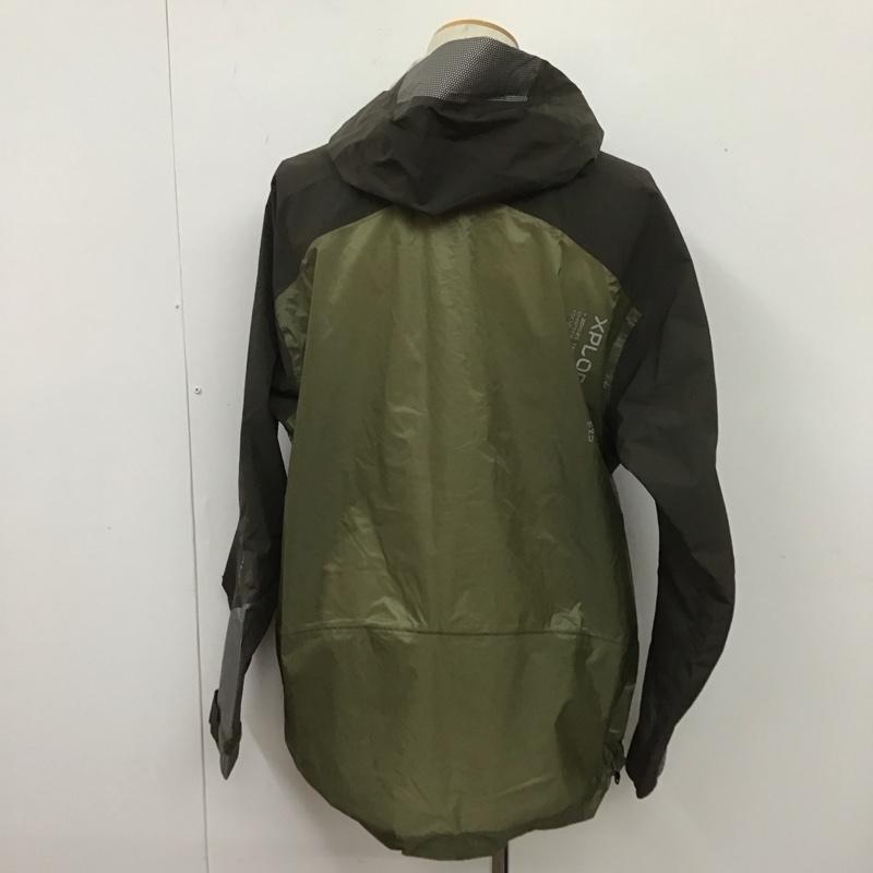 アディダス adidas ジャケット、上着 ジャンパー、ブルゾン hr7147 adidasTerrex+andwanderXploricRAINRDYJacket スポーツウェア XL 無地 カーキ / カーキ / メンズ USED 古着 中古 10106327