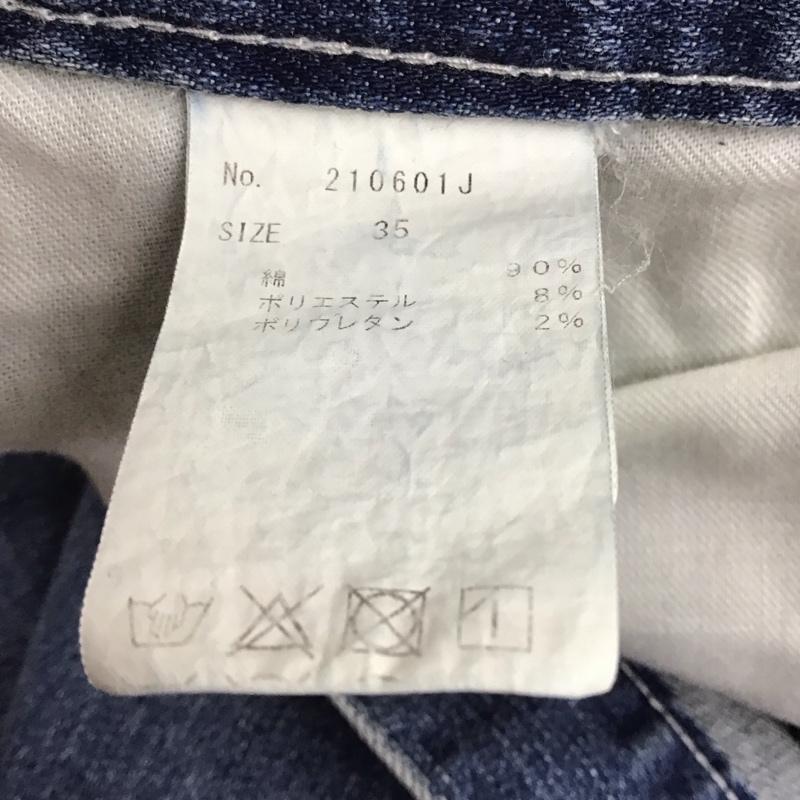 ジャックローズ JACKROSE パンツ デニム、ジーンズ デニムパンツ スリムパンツ カジュアルパンツ ストレッチパンツ ペイント 35インチ インディゴ / インディゴ / メンズ USED 古着 中古 10132893