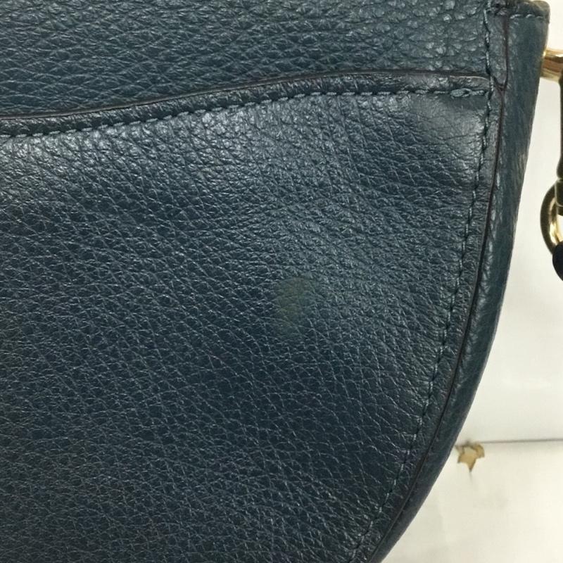 コーチ COACH ショルダーバッグ ショルダーバッグ C1432 ハーフムーン ロゴ、文字 青 / ブルー / レディース USED 古着 中古 10124183
