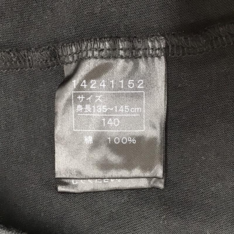 ヒステリック ミニ HYSTERIC MINI Tシャツ 半袖 140cm キッズ ヒスミニ 140cm ロゴ、文字 黒 / ブラック / ガールズ USED 古着 中古 10116918