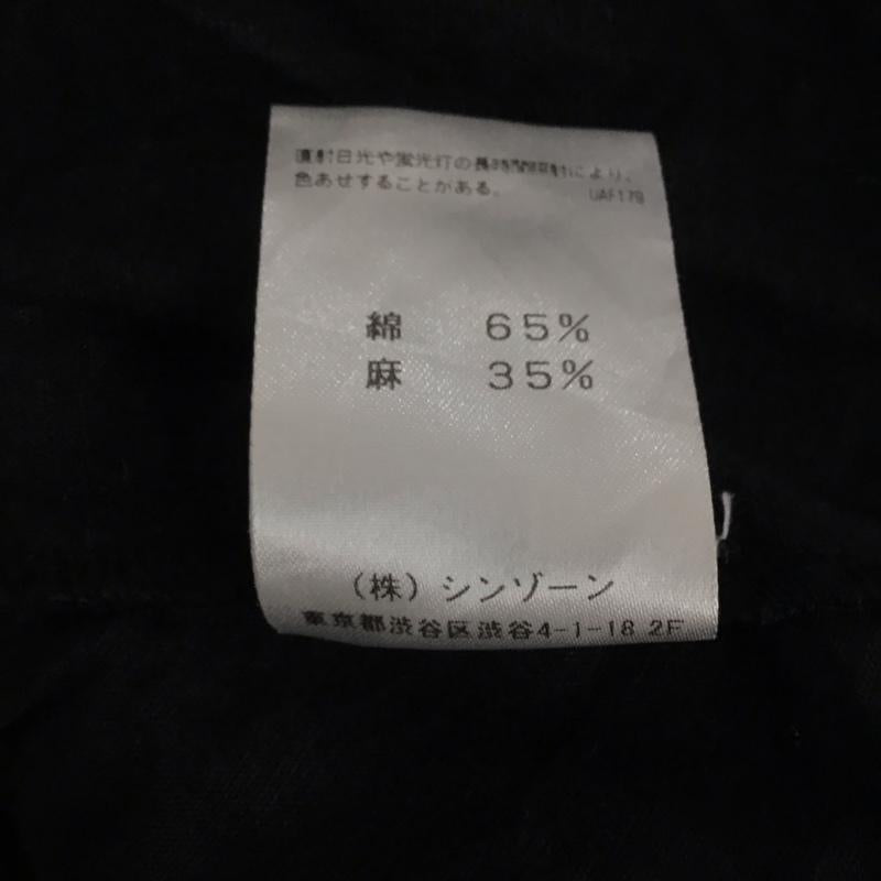 ザ シンゾーン THE SHINZONE ワンピース ロングスカート 17SMSOP51 カシュクールワンピース 五分袖 36 無地 黒 / ブラック / レディース USED 古着 中古 10144368