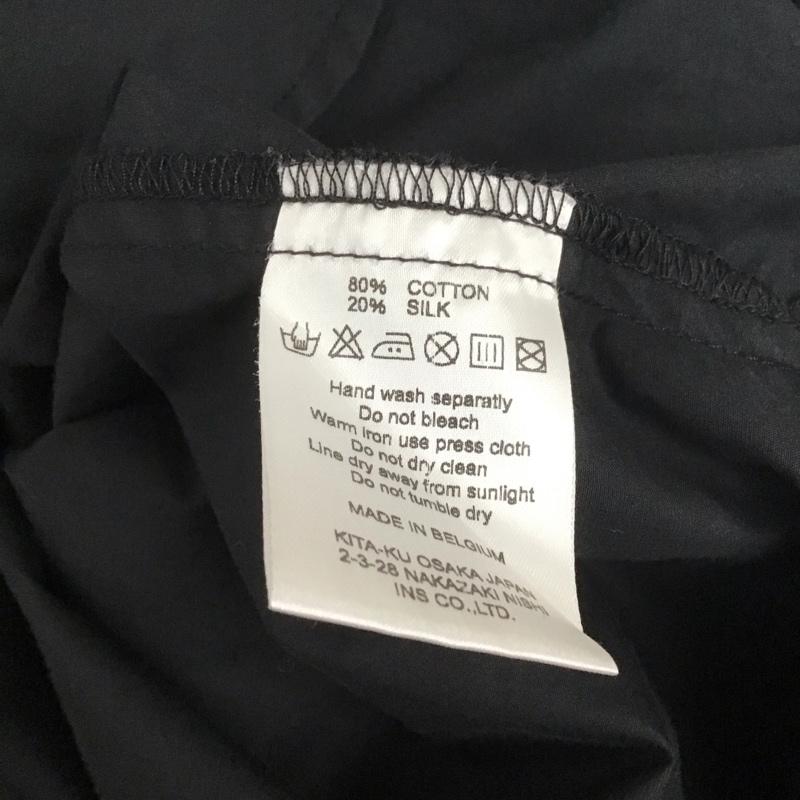 バシスブルック BASISBROEK ジャケット、上着 ジャケット、ブレザー ロングジャケット ロングコート アウター カラージャケット 4 無地 黒 / ブラック / メンズ USED 古着 中古 10107470