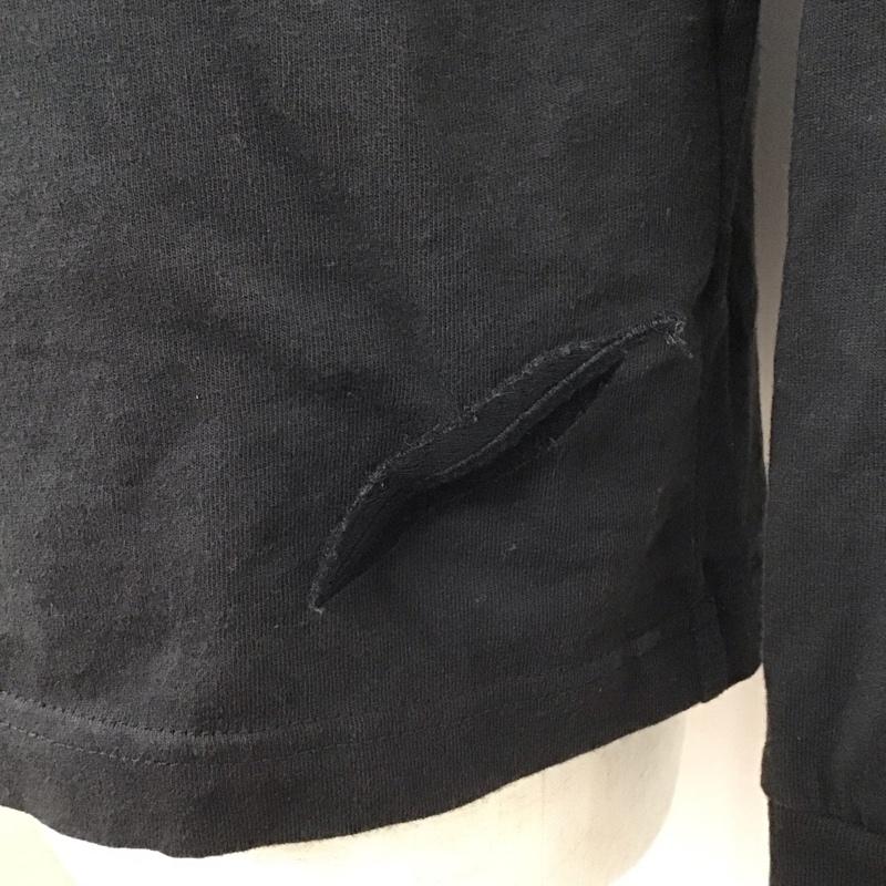 ライオット ファセッタズム RIOT FACETASM カットソー 長袖 rf21fw-tee-u03 21AWORIGINALRIOTLOGOLS 長袖カットソー クルーネックカットソー XL ロゴ、文字 黒 / ブラック /  メンズ USED 古着 中古 10112997