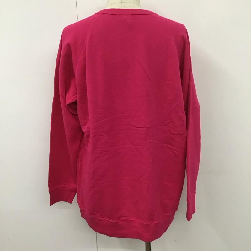 グッドオン Good On トレーナー 長袖 gobw-101c ラグランクルーネックスウェット XL 無地 桃 / ピンク / メンズ USED 古着 中古 10108090