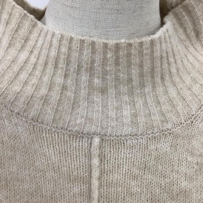 ローリーズファーム LOWRYS FARM ニット、セーター 長袖 FREE 無地 ベージュ / ベージュ / レディース USED 古着 中古 10122244