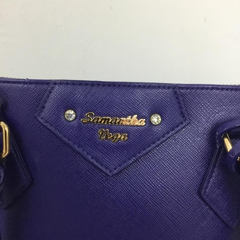 サマンサベガ Samantha Vega トートバッグ トートバッグ ロゴ、文字 青 / ブルー / レディース USED 古着 中古 10140043