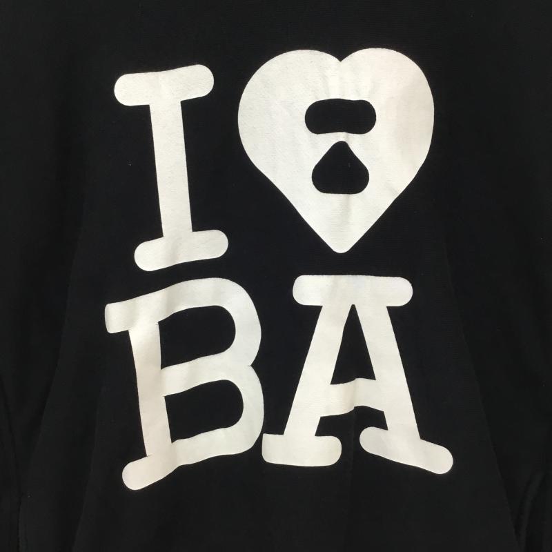 アベイシングエイプ A BATHING APE パーカー 長袖 L ロゴ、文字 黒 / ブラック / メンズ USED 古着 中古 10137306
