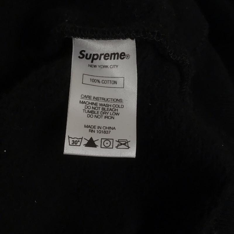 シュプリーム Supreme パーカー 長袖 19SS Contrastembroideredhoodedsweatshirt 長袖プルオーバーパーカー XL ロゴ、文字 白 / ホワイト / X 黒 / ブラック / X 赤 / レッド / メンズ USED 古着 中古 10107521