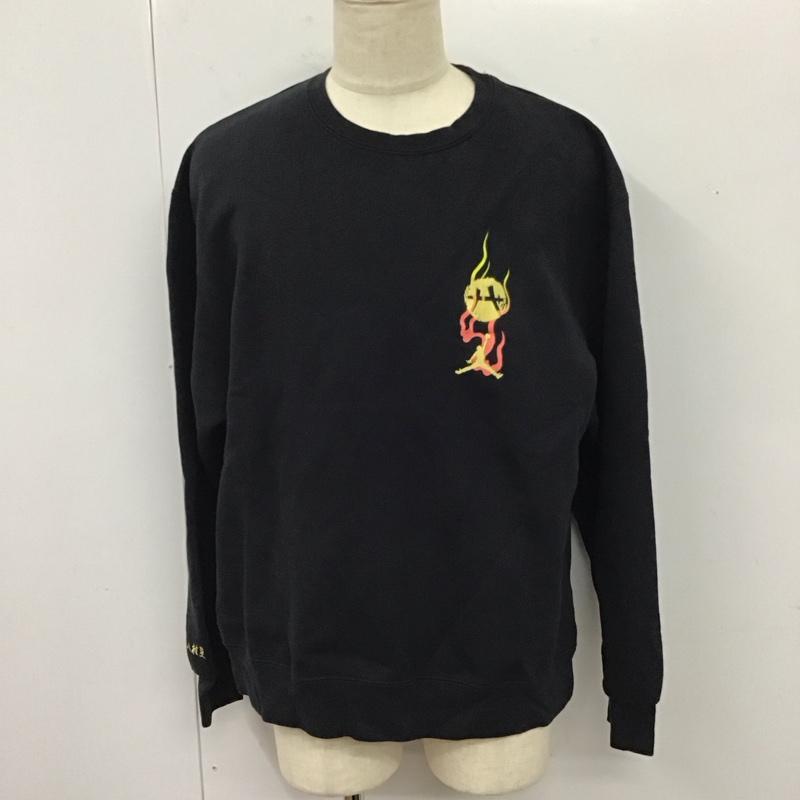 エアジョーダン AIR JORDAN トレーナー 長袖 DV3128-010 Jordan x Rui Hachimura Ntr Crew Sweatshirt XXL 無地 黒 / ブラック /  メンズ USED 古着 中古 10117185