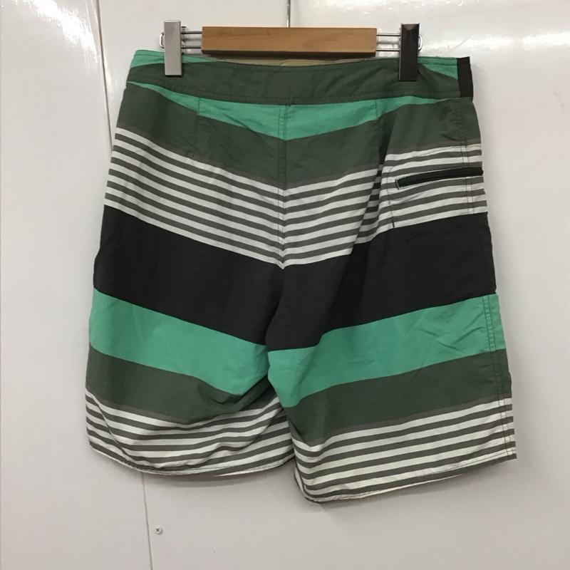 パタゴニア patagonia パンツ ショートパンツ 86621 スイムショーツ ショートパンツ ハーフパンツ 30インチ ボーダー柄 マルチカラー / マルチカラー / メンズ USED 古着 中古 10130814