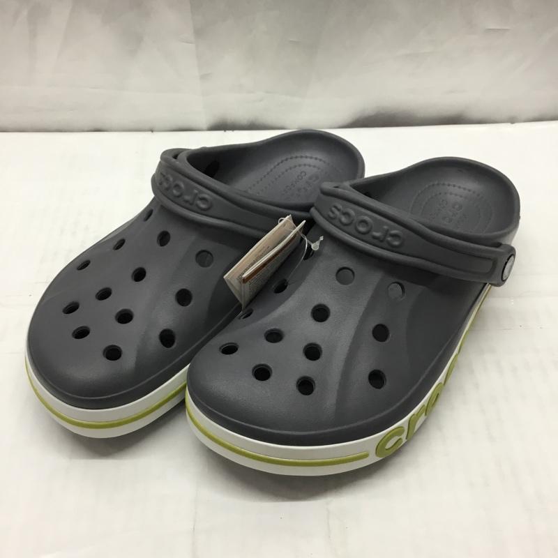 クロックス crocs サンダル サンダル 205089-0A3 Bayaband Clog 26cm サボ 26.0cm ロゴ、文字 灰 / グレー / メンズ USED 古着 中古 10110662