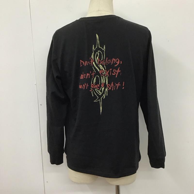 古着 USED カットソー 長袖 長袖カットソー プリントTシャツ バンドT クルーネックカットソー L プリント 黒 / ブラック / メンズ USED 古着 中古 10106638