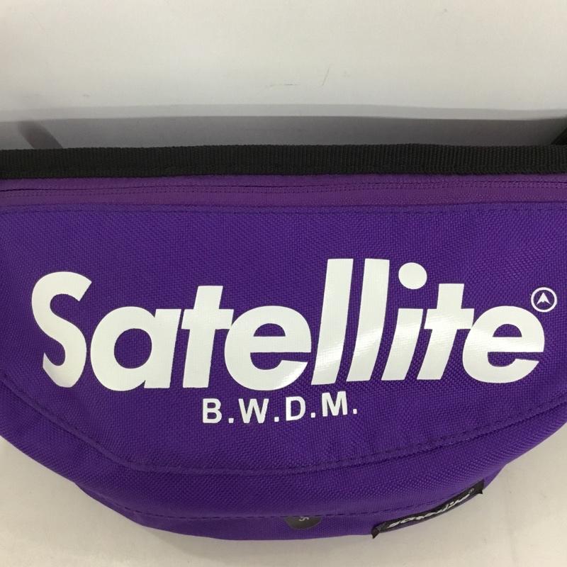 サテライト Satellite ウエストバッグ ウエストバッグ PUSH ボディーバッグ ロゴ、文字 紫 / パープル / メンズ USED 古着 中古 10128065