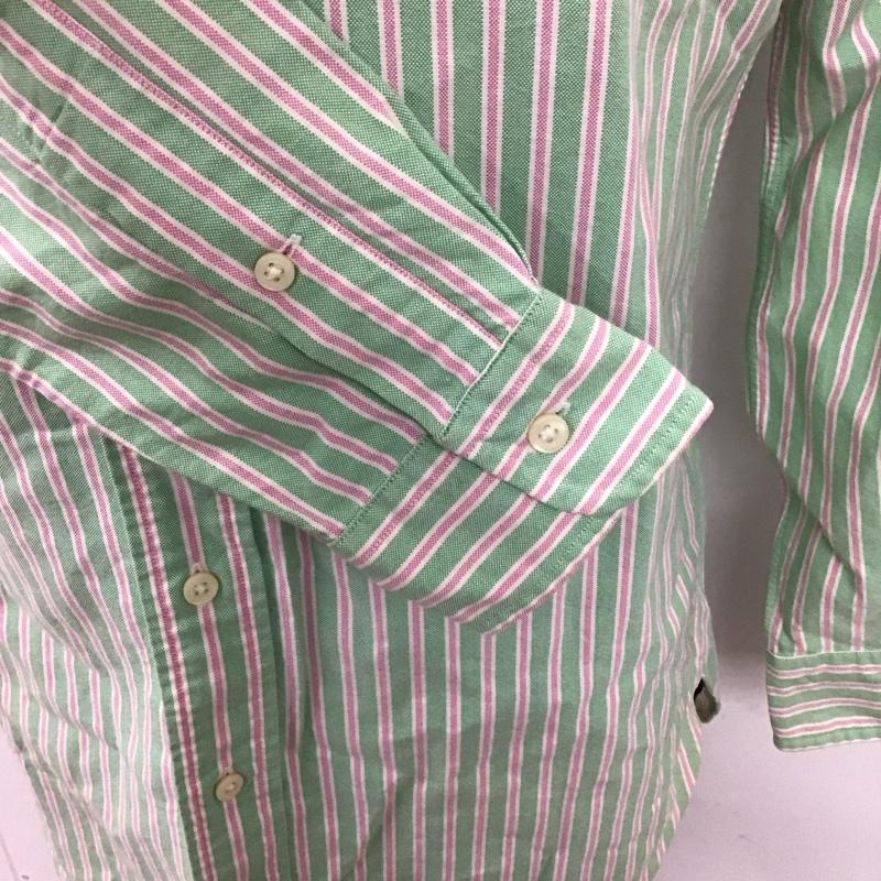 ラルフローレン RALPHLAUREN シャツ、ブラウス 長袖 長袖シャツ カラーシャツ ストライプシャツ 長袖カットソー ボタンダウンシャツ S ストライプ マルチカラー / マルチカラー /  メンズ USED 古着 中古 10109147