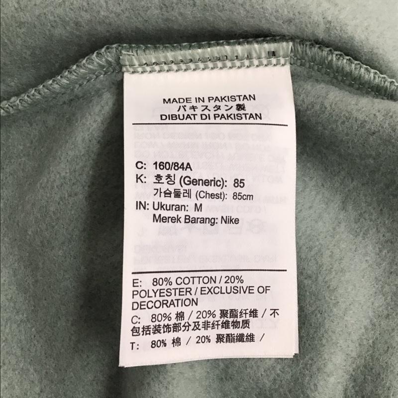 ナイキ NIKE トレーナー 長袖 DQ5107-013 AS W NSW FLC OS CRW 1MSC スウェット 裏起毛 オーバーサイズ M ワンポイント 薄緑 / ライトグリーン / レディース USED 古着 中古 10122669