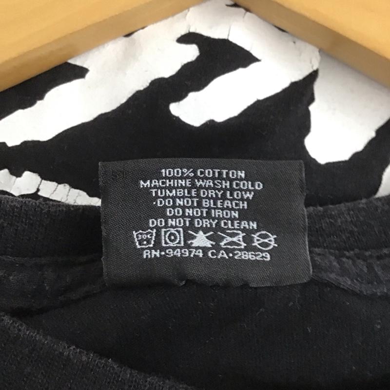 ステューシー STUSSY Tシャツ 半袖 半袖カットソー プリントTシャツ クルーネックカットソー M ロゴ、文字 黒 / ブラック / メンズ USED 古着 中古 10148262