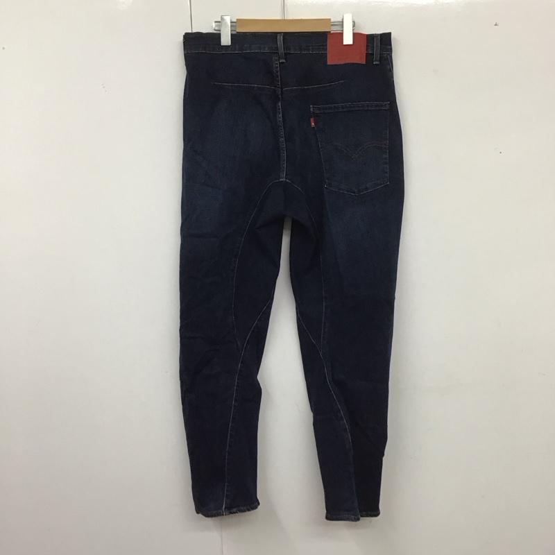 リーバイストラウスアンドコー Levi Strauss & co. パンツ デニム、ジーンズ デニムパンツ ワイドパンツ カジュアルパンツ 立体デニム サルエル engineeredjeans 32インチ 無地 インディゴ / インディゴ /  メンズ USED 古着 中古 10126641