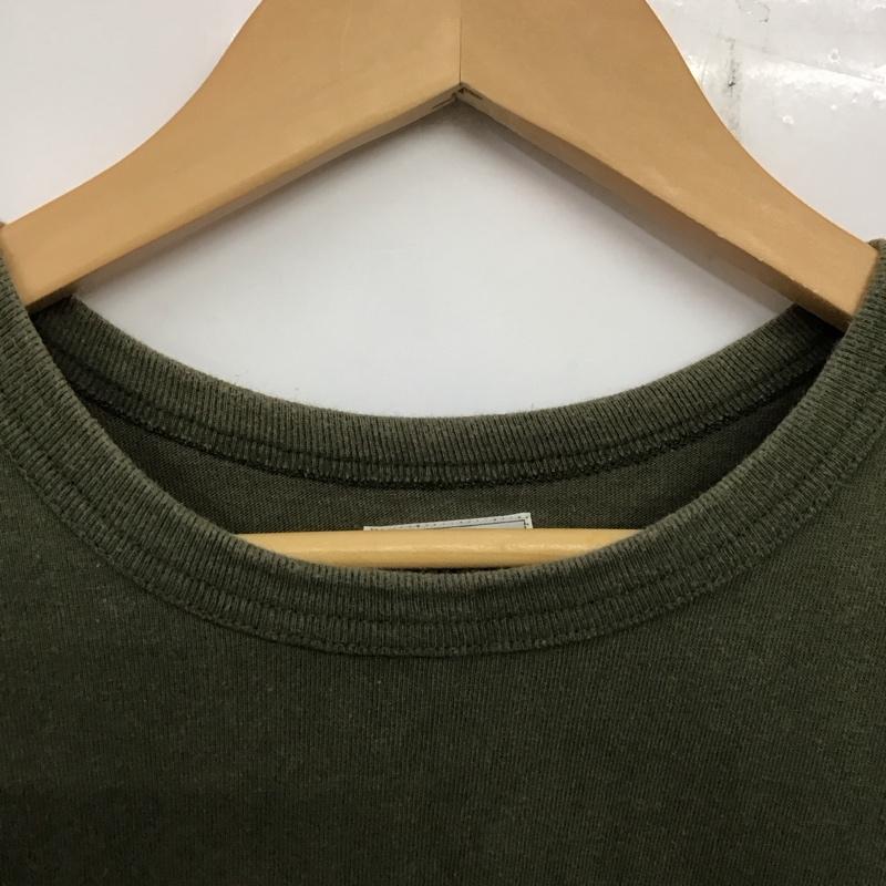 ダブルタップス WTAPS Tシャツ 半袖 半袖カットソー プリントTシャツ クルーネックカットソー XL ロゴ、文字 カーキ / カーキ / メンズ USED 古着 中古 10137029