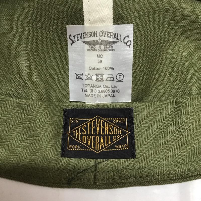 スティーブンソンオーバーオール STEVENSON OVERALL CO. 帽子 キャップ コットン 無地 カーキ / カーキ / メンズ USED 古着 中古 10115850